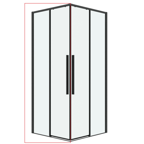 Душевая дверь Grossman Galaxy 1/2.K33.01.10.42.00 100х195 стекло прозрачное профиль графит