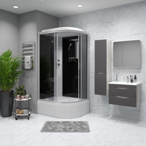 Душевая кабина Niagara Classic 25101434L 120х80 асимметричная с крышей ориентация левая - фото 3