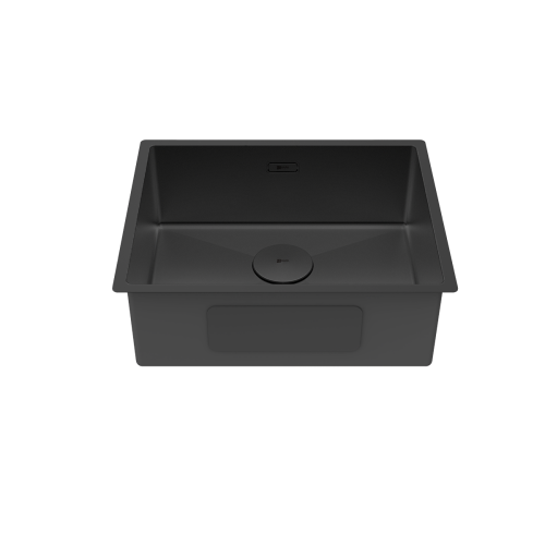 Кухонная мойка LeMark Olanga 540 9932128 54х44 цвет черный матовый поверхность матовая - фото 2