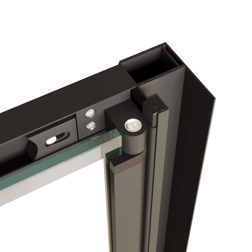 Душевая дверь RGW Passage 06082112-14 120х190 стекло прозрачное профиль черный - фото 3