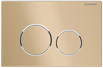 Клавиша смыва механическая CHARUS Spazio FP.330.51.01 цвет песок матовый