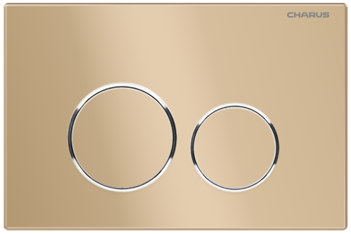 Клавиша смыва механическая CHARUS Spazio FP.330.51.01 цвет песок матовый