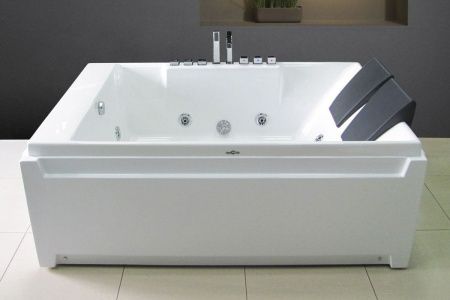 Ванна акриловая Royal Bath TRIUMPH RB665100SB 180х120 пристенная прямоугольная с каркасом