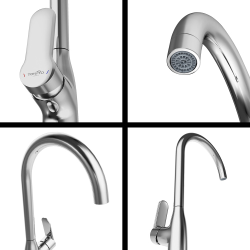 Смеситель для кухни Tokito KANDA TOK-KAN-1013 на раковину хром - фото 2