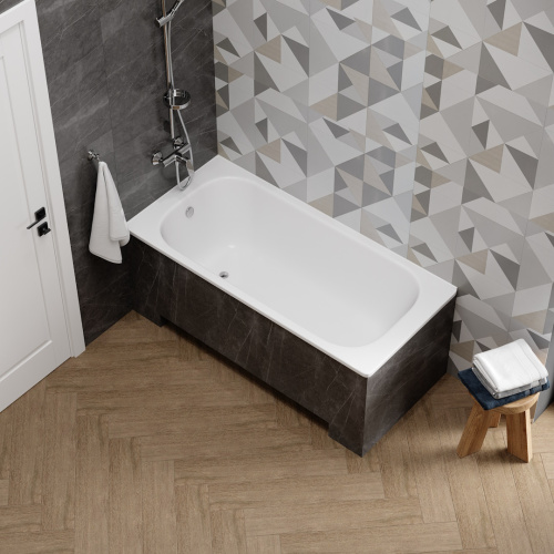 Ванна стальная Teymi Lina T100102 150х70 пристенная прямоугольная с ножками - фото 4