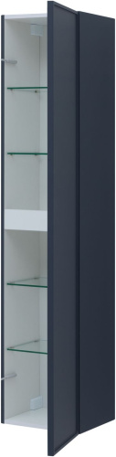 Шкаф-пенал Aquanet Арт 00313268 35х32х160 напольный/подвесной цвет синий - фото 2