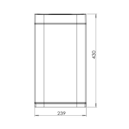 Ведро мусорное Java S-883-12L - фото 3