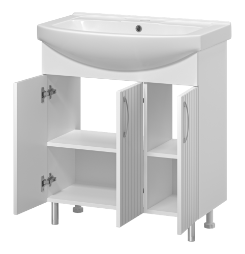 Тумба под раковину Misty Изео Э-Изе01075-021Н 72х36х70 напольная - фото 4