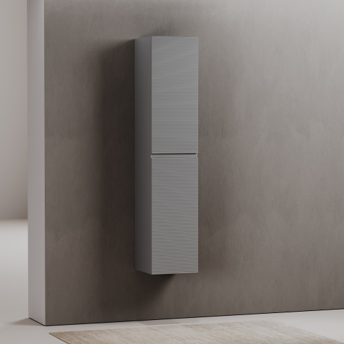 Шкаф-пенал Sancos FOLK PFL35ES 35х35х165 подвесной цвет серый - фото 2