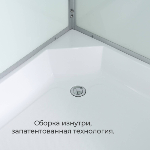 Душевая кабина AvaCan D D3012LN 120х80 асимметричная без крыши ориентация левая - фото 5