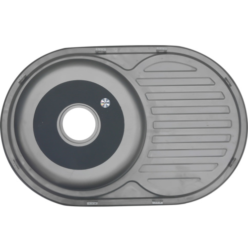 Кухонная мойка Melana 124 tb (*12) 77х50 цвет хром - фото 4