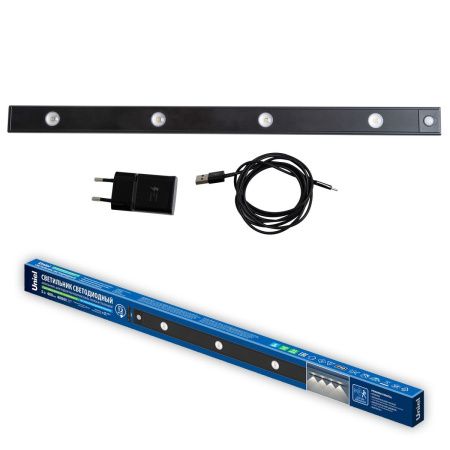 Светильник мебельный Uniel ULI-F50-5W/4000K SENSOR IP40 BLACK