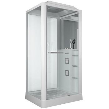 Душевая кабина Grossman GR123(R) 110х90 прямоугольная с крышей ориентация правая