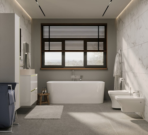 Шкаф-пенал Allen Brau Activity 1.34008.BGM 35х35х180 подвесной цвет зеленый/синий - фото 5