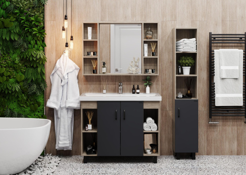 Зеркало-шкаф Onika Тимбер 210017 100х15х70 подвесной - фото 5