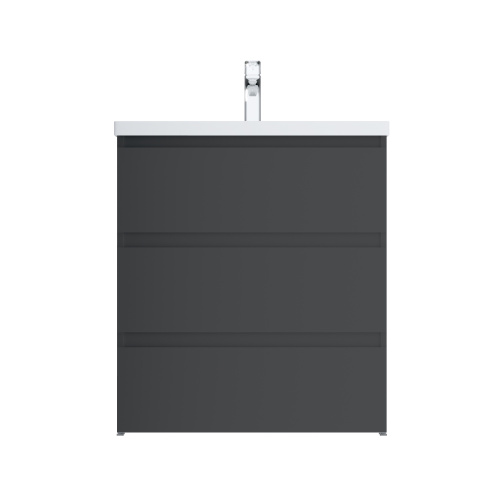 Тумба под раковину Am.Pm Gem S M91FSX0752GM 75х41х81 напольная цвет графит матовый - фото 2