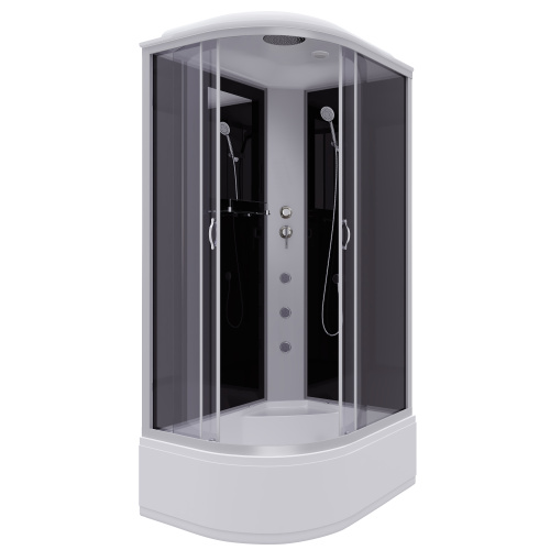 Душевая кабина Niagara Classic 25101434RG 120х80 асимметричная с крышей ориентация правая