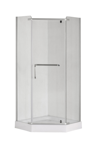 Душевой уголок Taliente TA-10103-1CP 100х100 стекло прозрачное профиль хром глянцевый без поддона