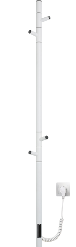 Полотенцесушитель Vincea VTD-1DWE 13х137 электрический белый - фото 2