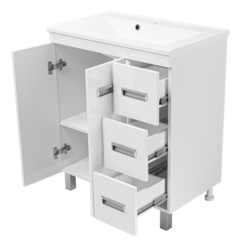 Тумба под раковину Misty Селена П-Сел01075-01Пр3Я 74х44х72 напольная - фото 4