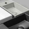 Раковина из сантехнического фарфора Ceramica Nova ELEMENT CN6051RMW 40х20 подвесная цвет белый 1 отверстие под смеситель