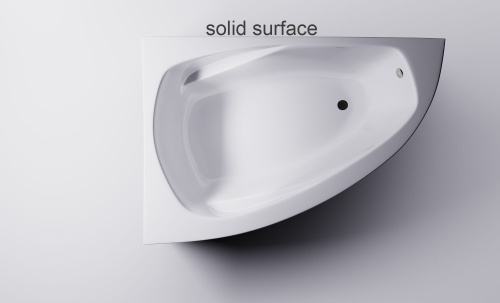 Ванна из искусственного камня Astra-Form Тиора 01010084 155х105 угловая асимметричная с ножками - фото 2