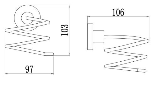 Держатель для фена Savol S-005656 - фото 2