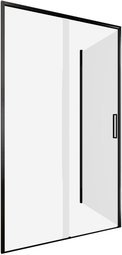 Душевой уголок Aquanet Pleasure Evo AE65-110x90-BT 110х90 стекло прозрачное профиль черный без поддона - фото 3