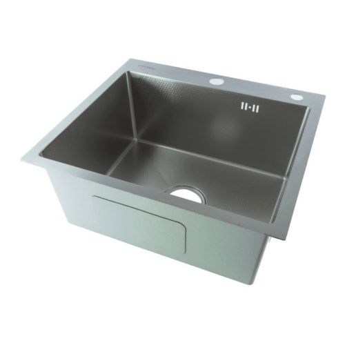 Кухонная мойка Fmark FSC5050L 50х50 цвет сатин поверхность матовая - фото 2