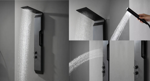 Душевая панель Cerutti SPA CT8987 прямоугольная настенная - фото 4