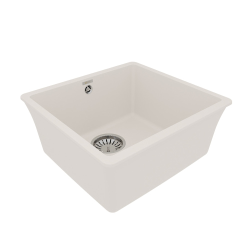 Кухонная мойка LeMark Sinara 440-u 9910070 44х42 цвет белый поверхность матовая - фото 2