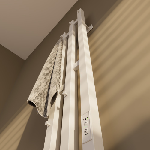 Полотенцесушитель Altasan БризПроф БризПроф12017БМ подвесной 17х121 электрический белый матовый - фото 5