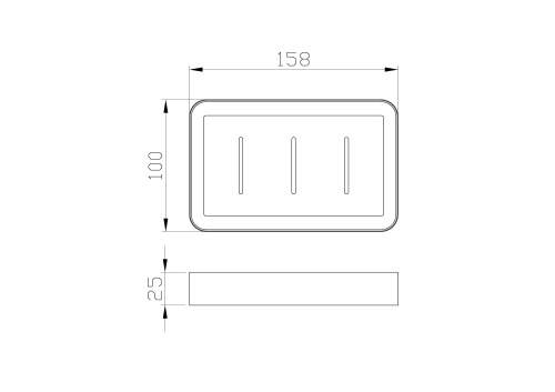 Мыльница с держателем Wonzon & Woghand Lotte WW-8324 - фото 2