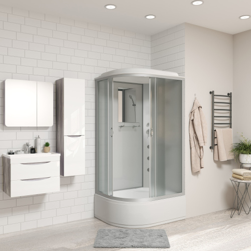 Душевая кабина Niagara Classic 23101424RG 120х80 асимметричная с крышей ориентация правая - фото 3