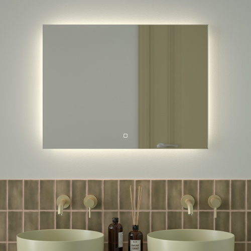 Зеркало в ванную Defesto GLOW DF 2507SH 80х60 - фото 3