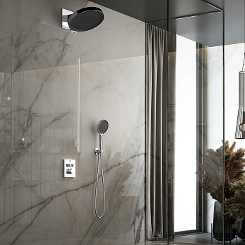 Душевая система Vincea Inspire VSFW-3I21MT3CH встраиваемая в стену с термостатом