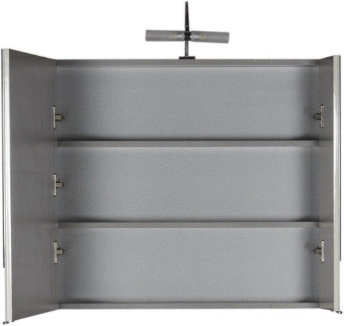 Зеркало-шкаф Aquanet Верона 00175381 75х14х67 подвесной цвет белый - фото 4