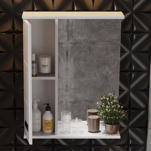 Зеркало-шкаф Onika Балтика 205848 58х16х71 подвесной - фото 4