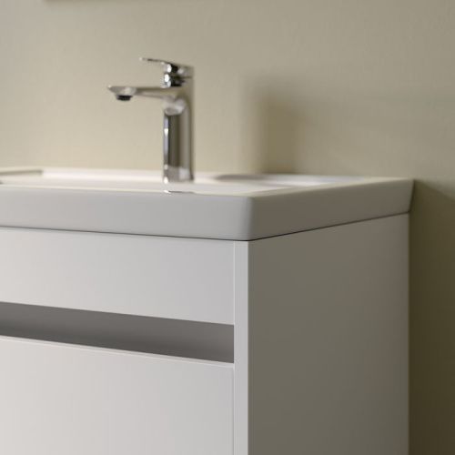 Тумба с раковиной IDDIS Zodiac X ZDX60WNi95K 61х41х60 подвесная цвет белый - фото 5