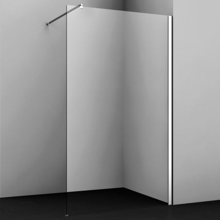 Душевая перегородка Wasserkraft Rossel 28W 28W40 120х200 стекло прозрачное профиль хром