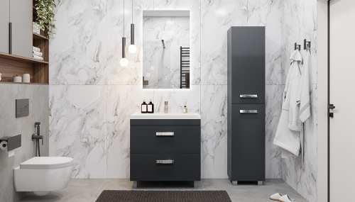 Пенал Velvex ORLANDO 40х30х190 pnORL.190-232 напольный цвет белый - фото 5