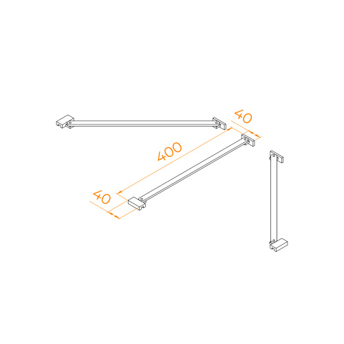 Держатель стекла RGW 06400206-011 хром - фото 2