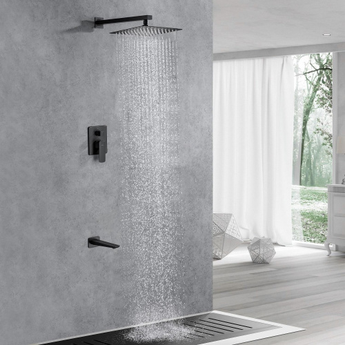 Излив Allen Brau Infinity 5.21020-31 настенный черный - фото 5