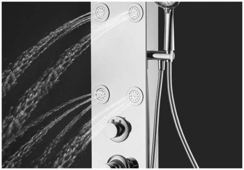 Душевая панель Aquanet Galaxy AP40-01 прямоугольная настенная - фото 5