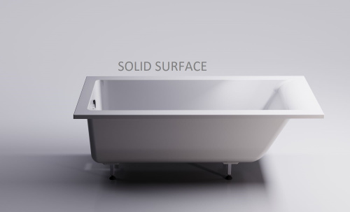 Ванна из искусственного камня Astra-Form Нейт 01010056 180х80 пристенная прямоугольная с ножками - фото 2