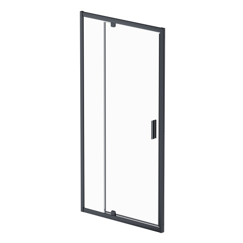 Душевая дверь Am.Pm Gem W90G-100-1P-BT 100х195 стекло прозрачное профиль черный матовый - фото 2