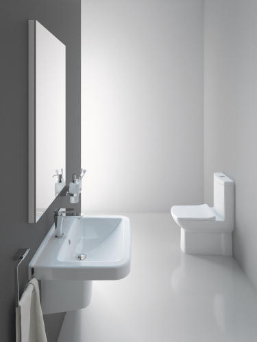 Чаша унитаза напольная Creavit Lara LR360-11CB00E-0000 цвет белый без бачка с сиденьем микролифт душевой смыв - фото 5