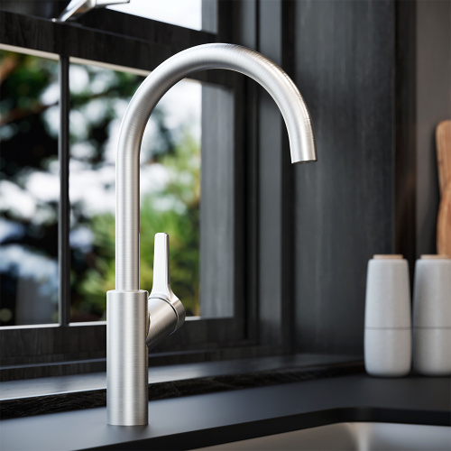 Смеситель для кухни Damixa Eclipse 310720400 на мойку никель - фото 3