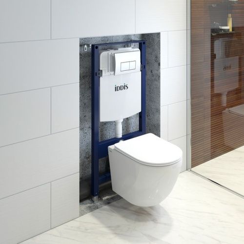Комплект унитаз с инсталляцией и клавишей смыва IDDIS Basic BASB010i73 - фото 2