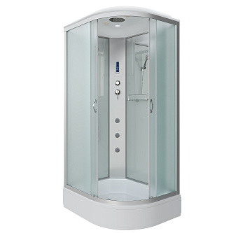 Душевая кабина Niagara Classic 339844LF 90х80 асимметричная с крышей ориентация левая
